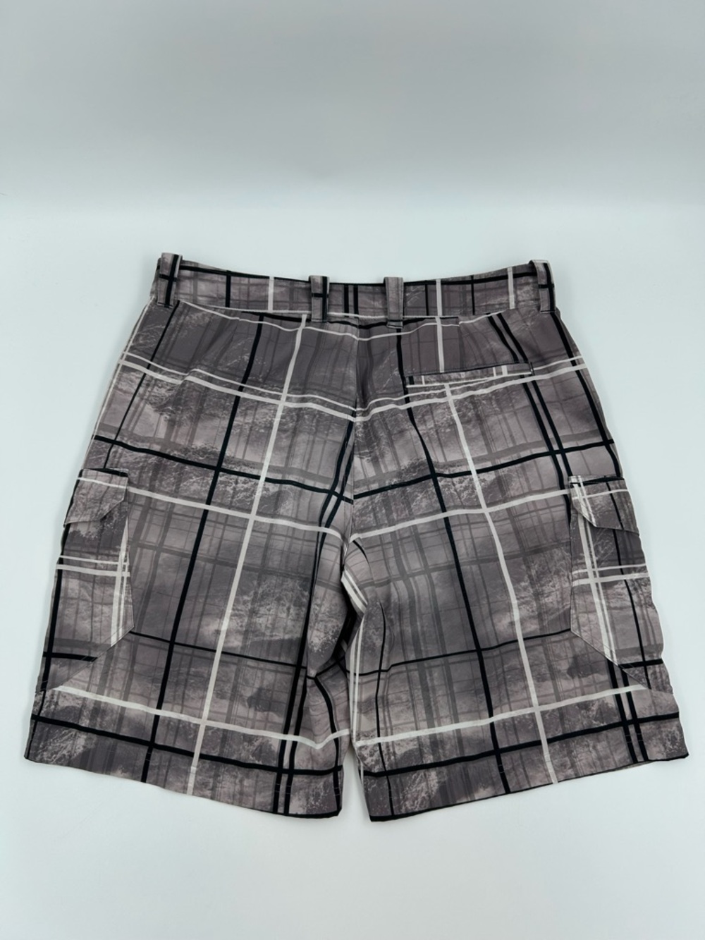 Under Armour Grey Plaid Performance Board Shorts 34W - Picture 7 of 7